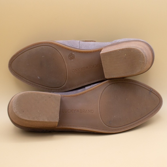 Lucky Brand Merlyin Brown Western Cut Out Slip On Ankle Boots Women's Size 6.5 - Picture 8 of 8